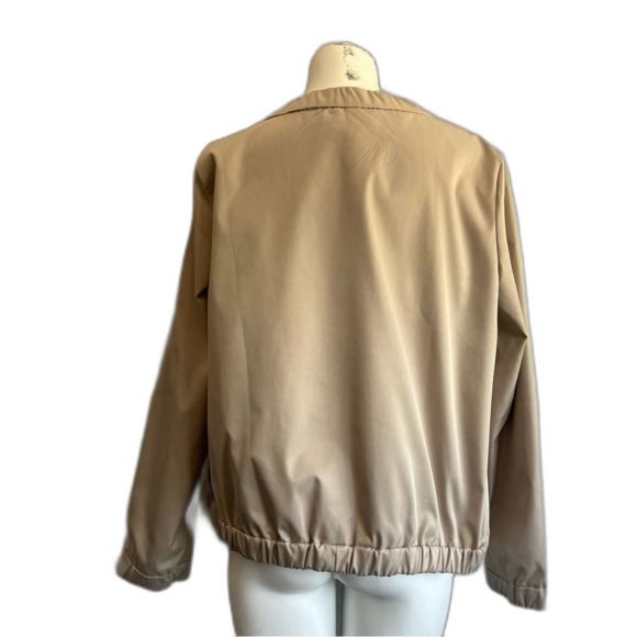 Chico’s Lined Windbreaker Jacket 2 L Large - Picture 5 of 8